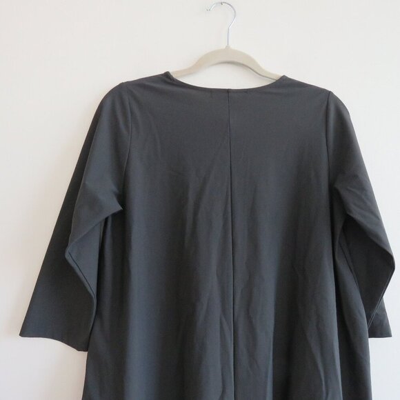 JASON Portofino Pocket Tunic Top in Dark Gray Lagenlook Minimalist - Size S - Picture 14 of 16